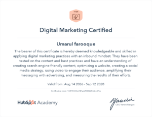 digital marketing sertificant